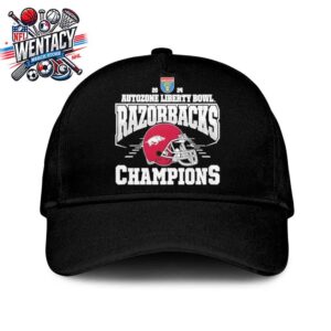 2024 Arkansas Razorbacks Autozone Liberty Bowl NCAA Champions Hat-Cap