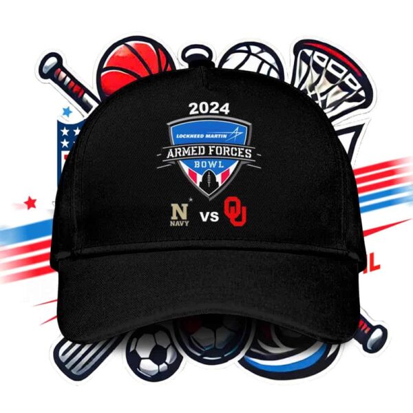 2024 Armed Forces Bowl At College Football Navy Midshipmen And Oklahoma Sooners NCAA Classic Cap