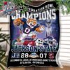 2024 Big 12 Conference Champions Arizona State Sun Devils Arizona State 45-19 Win Over Iowa State On December 7 2024 At AT T Stadium Fleece Blanket