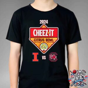 2024 Citrus Bowl NCAA College Football South Carolina Gamecocks And Illinois Fighting-Illini Unisex T-Shirt