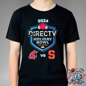 2024 NCAA Holiday Bowl Match-Up Between The Syracuse Orangemen Vs Washington State Cougars Unisex T-Shirt