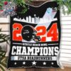 Penn State Nittany Lions 2024 National Champions NCAA DI Women’s and Beach Volleyball Fleece Blanket