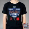 2024 NCAA Music City Bowl College Football Iowa Hawkeyes And Missouri Tigers Unisex T-Shirt