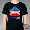 2024 Pop-Tarts Bowl NCAA College Football Match-Up Iowa State Cyclones And Miami Hurricanes Unisex T-Shirt