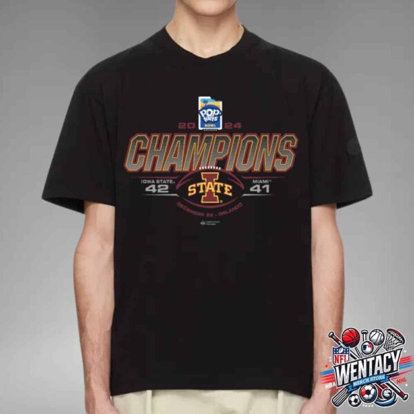 2024 Pop-Tarts Bowl Iowa State Cyclones NCAA Champions Unisex T-Shirt