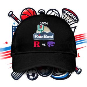 2024 Rate Bowl College Football NCAA Rutgers Scarlet Knights And Kansas State Wildcats Classic Cap