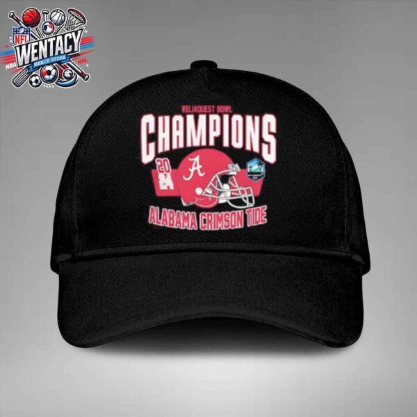 Alabama Crimson Tide NCAA Champions Reliaquest Bowl 2024 December 31 2024 In Tampa Pl Classic Hat-Cap