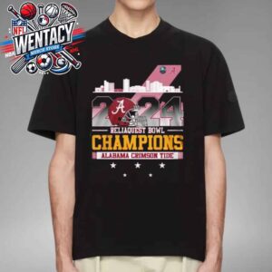 Alabama Crimson Tide NCAA Champions Reliaquest Bowl 2024 On December 31 2024 In Tampa Pl Unisex T-Shirt