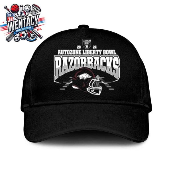 Arkansas Razorbacks Autozone Liberty Bowl NCAA 2024 Champions Hat-Cap