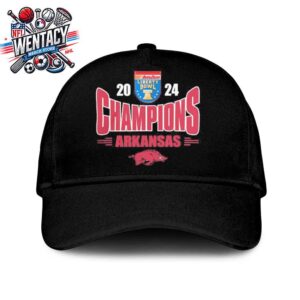 Arkansas Razorbacks Autozone Liberty Bowl NCAA Champions 2024 Hat-Cap