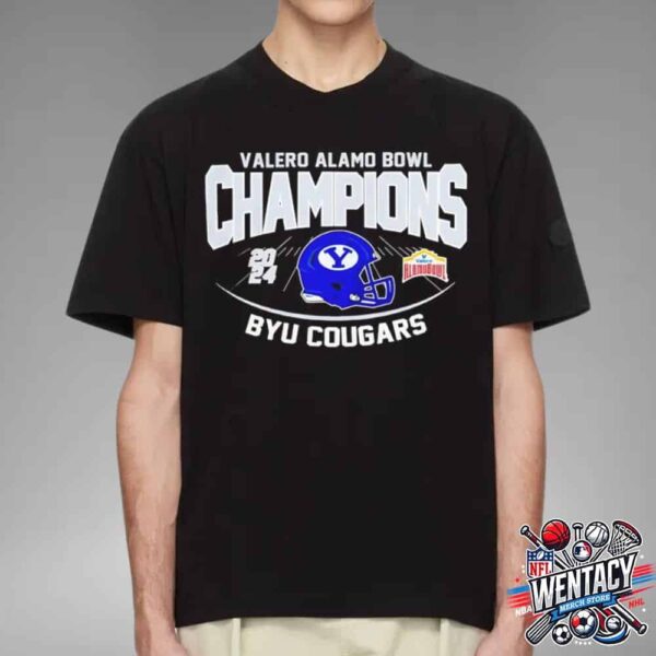 BYU Cougars NCAA Champions Valero Alamo Bowl 2024 Unisex T-Shirt