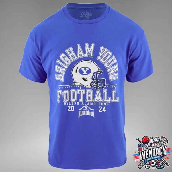 BYU Cougars NCAA Valero Alamo Bowl 2024 Royal Blue Style Unisex T-Shirt