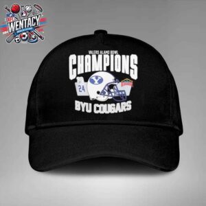 BYU Cougars NCAA Valero Alamo Bowl Champions 2024 Classic Hat-Cap