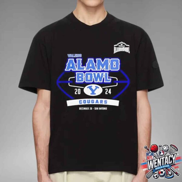 Champions Valero Alamo Bowl 2024 NCAA BYU Cougars Dec 28 Unisex T-Shirt