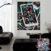 Philadelphia Eagles 2024 NFC East Division Champiopns Home Decor Poster Canvas