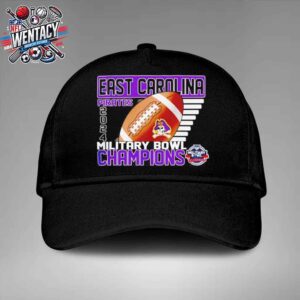 East Carolina Pirates NCAA Go Bowling Military Bowl 2024 Champions Classic Hat-Cap