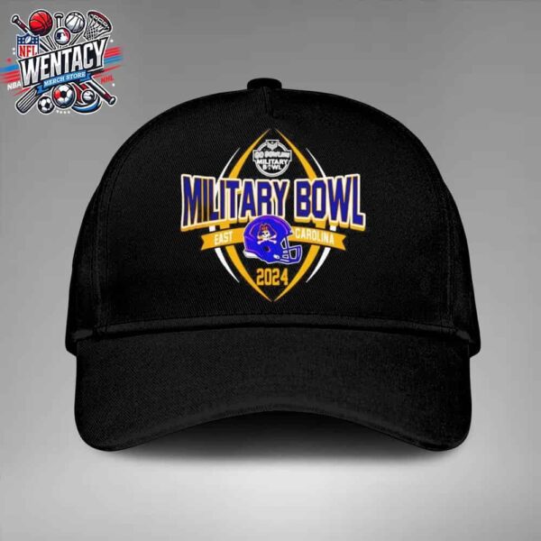 Go Bowling Military Bowl 2024 Champions East Carolina Pirates NCAA Classic Hat-Cap