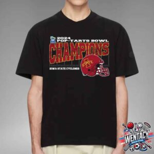 Iowa State Cyclones 2024 NCAA Pop Tarts Bowl Champions Unisex T-Shirt