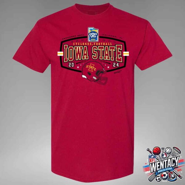 Iowa State Cyclones NCAA 2024 Pop-Tarts Bowl On December 28 Orlando Unisex T-Shirt