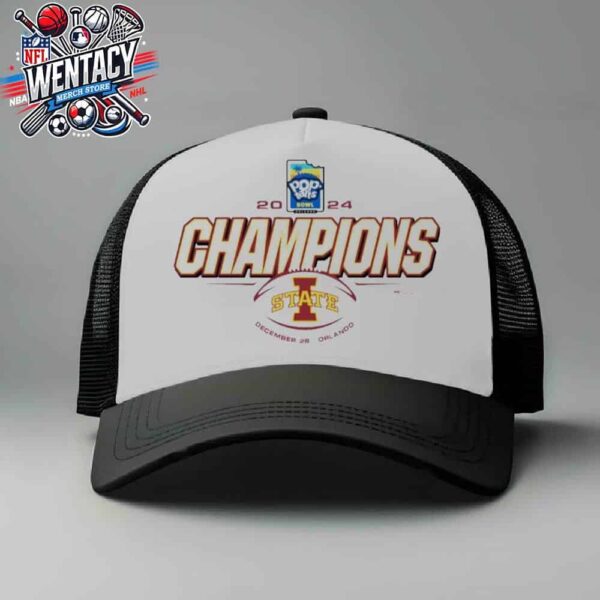 Iowa State Cyclones NCAA Champions 2024 Pop-Tarts Bowl On December 28 Orlando Trucker Hat