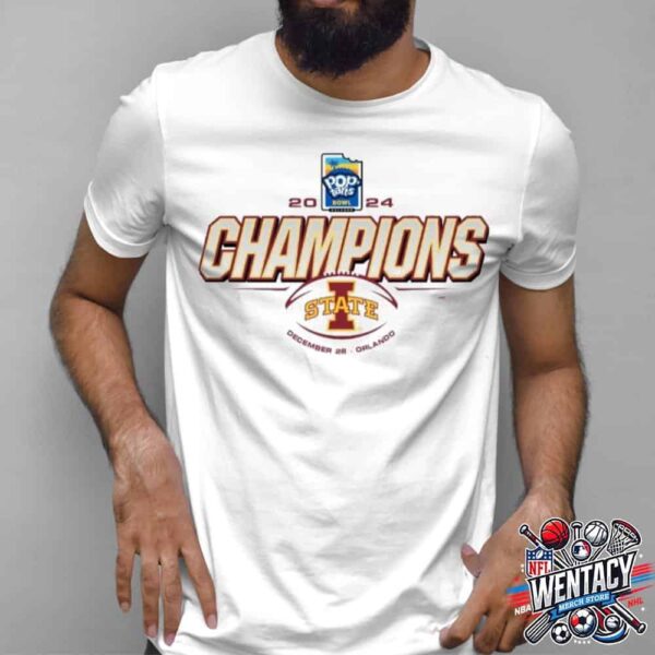 Iowa State Cyclones NCAA Champions 2024 Pop-Tarts Bowl On December 28 Orlando Unisex T-Shirt