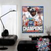 Navy Midshipmen Champions NCAA Lockheed Martin Armed Forces Bowl 2024 Home Decor Poster Canvas