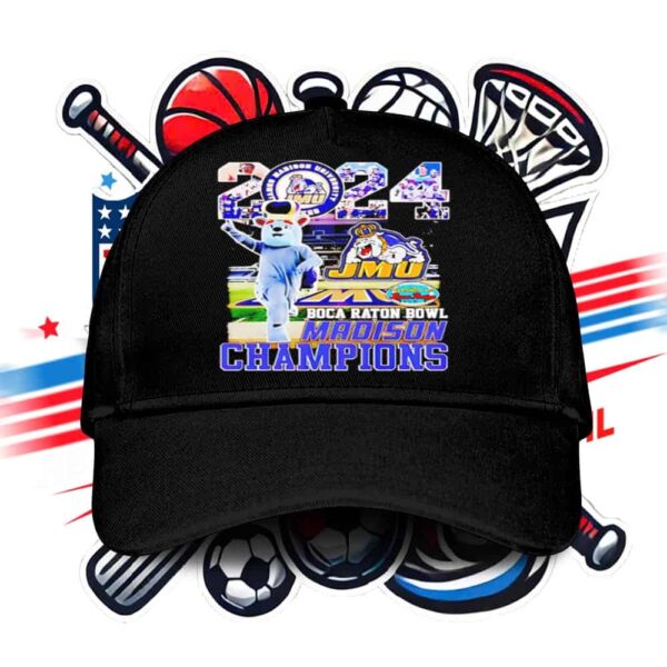 James Madison Dukes 2024 Boca Raton Bowl NCAA Champions Classic Cap