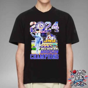 James Madison Dukes 2024 Boca Raton Bowl NCAA Champions Unisex T-Shirt