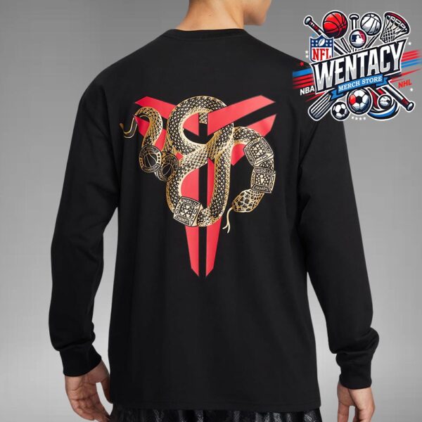 Kobe Bryant Brand X Nike Year Of The Mamba Apparel Collection For Lunar New Year 2025 Two Sides Unisex T-Shirt