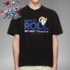 Los Angeles Rams NFL Playoffs X Nike 2024 NFC West Division Champions Locker Room Trophy Collection T-Shirt