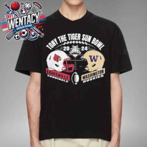 Louisville Cardinals Vs Washington Huskies NCAA Tony The Tiger Sun Bowl Champions 2024 El Paso TX Matchup Unisex T-Shirt