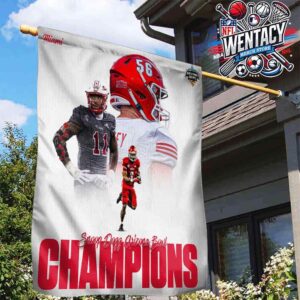 Miami Redhawks Football Snoop Dogg Arizona Bowl Champions 2024 Garden House Flag