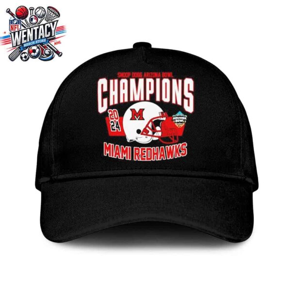 Miami Redhawks NCAA Champions Snoop Dogg Arizona Bowl 2024 Hat-Cap