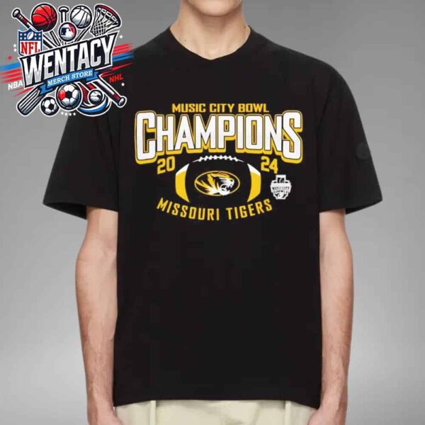 Missouri Tigers NCAA Champions 2024 Transperfect Music City Bowl Unisex T-Shirt