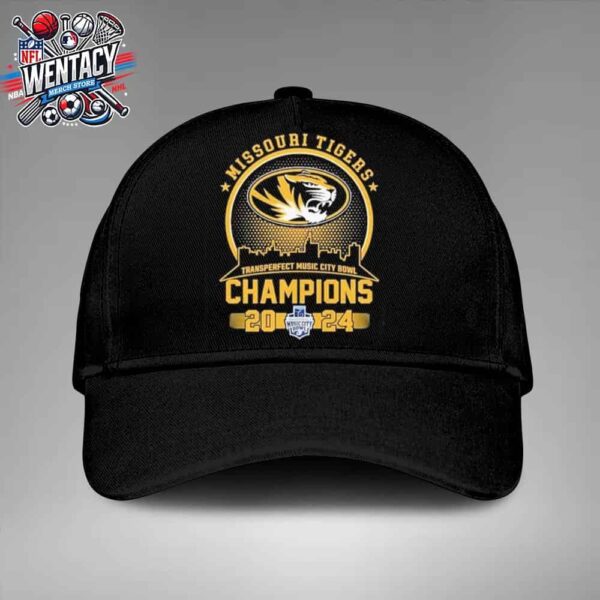 Missouri Tigers NCAA Transperfect Music City Bowl Champions 2024 Classic Hat-Cap