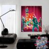 Vancouver Canucks NHL Merry Christmas 2024-2025 Home Decor Poster Canvas