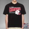 Nebraska Cornhuskers Champions 2024 Bad Boy Mowers Pinstripe Bowl NCAA Unisex T-Shirt