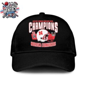 Nebraska Cornhuskers Champions NCAA 2024 Bad Boy Mowers Pinstripe Bowl Hat-Cap