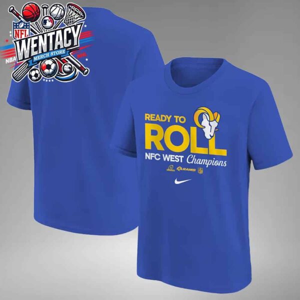 Nike X Los Angeles Rams NFL Playoffs 2024 NFC West Division Champions Unisex T-Shirt