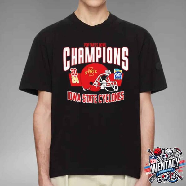 Pop-Tarts Bowl Champions 2024 Iowa State Cyclones NCAA Unisex T-Shirt