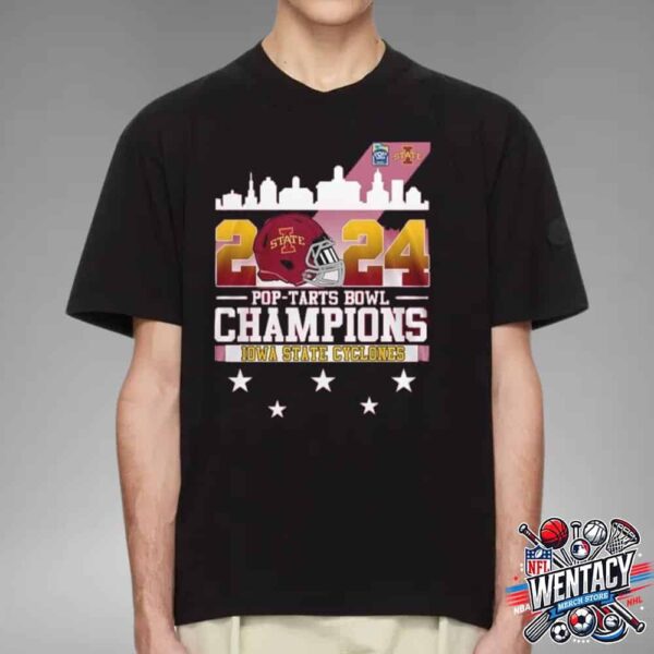 Pop Tarts Bowl NCAA Champions Iowa State Cyclones 2024 Unisex T-Shirt