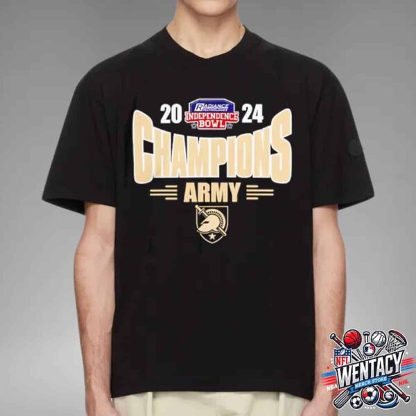 Radiance Technologies Independence Bowl 2024 Champions Army Black Knights NCAA Unisex T-Shirt