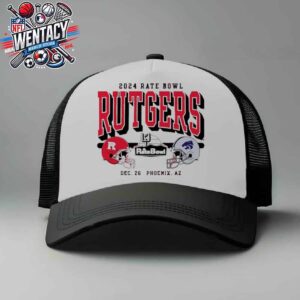 Rutgers Scarlet Knights Vs Kansas State Wildcats NCAA Rate Bowl Z On December 26th 2024 Trucker Hat-Cap