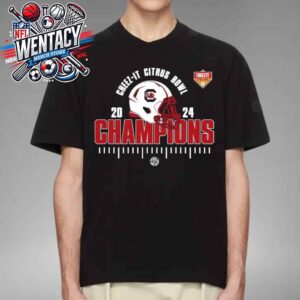 South Carolina Gamecocks NCAA Cheez-It Cirrus Bowl 2024 Champions In Orlando Florida Unisex T-Shirt