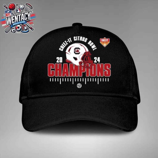 South Carolina Gamecocks NCAA Cheez-It Cirrus Bowl 2024 Champions In Orlando Florida Classic Hat-Cap