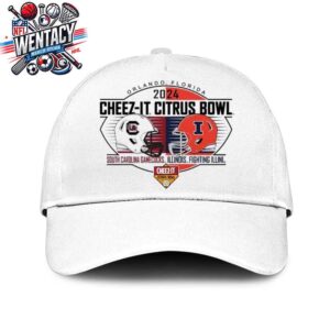 South Carolina Gamecocks Vs Illinois Fighting Illini NCAA Cheez-It Cirrus Bowl 2024 In Orlando Florida Classic Hat-Cap