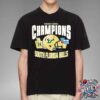 UTSA Roadrunners Myrtle Beach Bowl NCAA 2024 Champions On December 23 2024 At Brooks Stadium Unisex T-Shirt