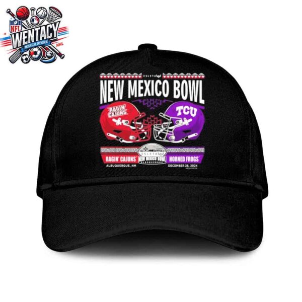 TCU Horned Frogs Vs Louisiana Ragin? Cajuns 2024 NCAA Isleta New Mexico Bowl Matchup December 28 2024 In Albuquerque Nm Hat-Cap