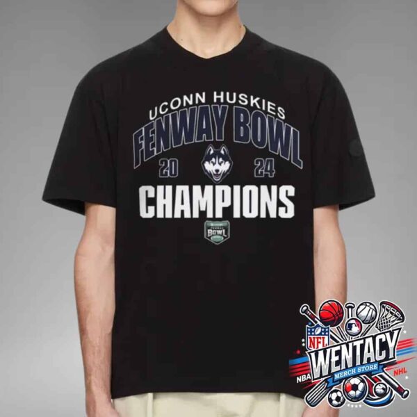 UConn Huskies 2024 Wasabi Fenway Bowl NCAA Boston MA Unisex T-Shirt