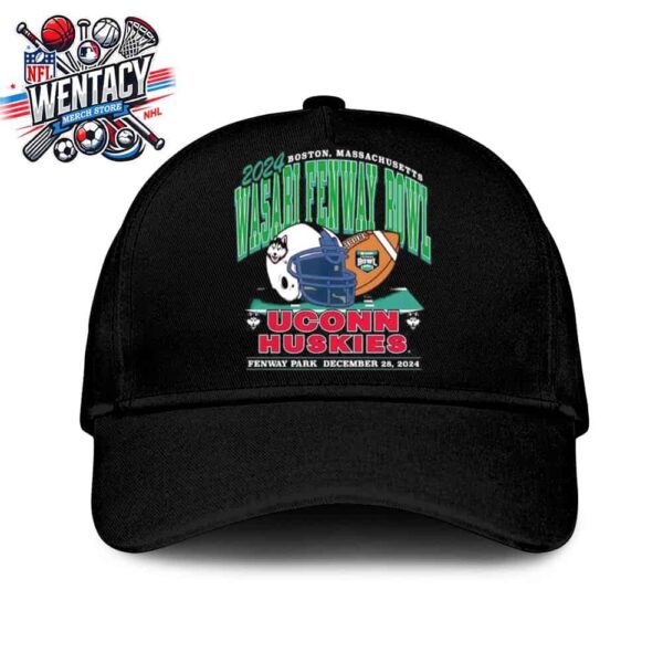 UConn Huskies 2024 Wasabi Fenway Bowl NCAA In Boston MA At Fenway Park On December 28 2024 Hat-Cap